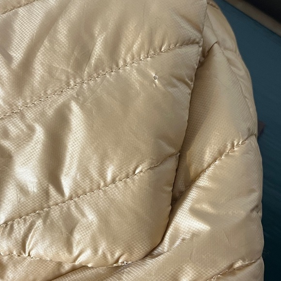 Rebecca Minkoff Edie Nylon Quilted Chain Strap Gold XL Messenger Shoulder Bag - Picture 11 of 16